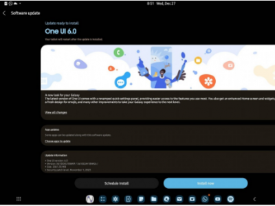 三星 Galaxy Tab S9 FE+ 现已收到基于 Android 14 的 One UI 6 更新