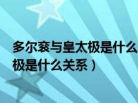 多尔衮与皇太极是什么关系介介与孝庄秘史（多尔衮与皇太极是什么关系）