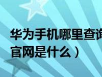 华为手机哪里查询真伪（华为手机的真伪查询官网是什么）