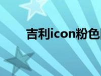 吉利icon粉色图片（吉利icon粉色）