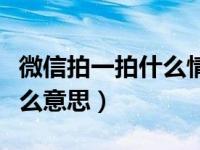 微信拍一拍什么情况下不能拍（微信拍一拍什么意思）