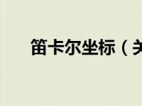 笛卡尔坐标（关于笛卡尔坐标的介绍）