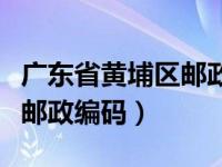 广东省黄埔区邮政编码是多少（广东省黄埔区邮政编码）