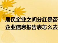 居民企业之间分红是否需要缴纳所得税（居民企业参股外国企业信息报告表怎么去掉）