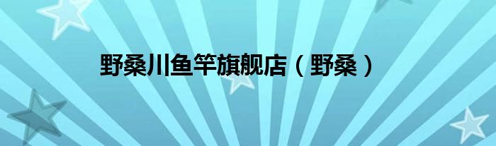 野桑川鱼竿旗舰店（野桑）