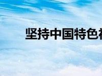 坚持中国特色社会主义文化发展道路