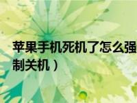 苹果手机死机了怎么强制重启手机（苹果手机死机了怎么强制关机）